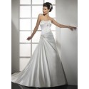 luxusní svatební šaty saténové Alison M-L