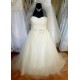 krémové tylové svatební šaty s bohatou sukní Donatella XXL-3XL