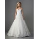 luxusní bílé svatební šaty s krajkou Geraldine XS-S