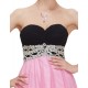 dlouhé růžové tylové maturitní plesové šaty Violet L