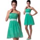 krátké zelené společenské šaty do tanečních XS-S
