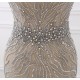 luxusní plesové šedivé šaty na maturitní ples Evita S - model 2018