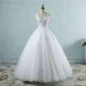 luxusní tylové bílé svatební šaty Valérie