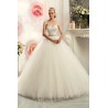 princeznovské tylové bílé svatební šaty s bohatou sukní Alyce L-XL