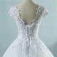 princeznovské bílé svatební šaty 2019 tylové s bohatou sukní M-L