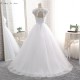 nádherné tylové svatební šaty s krajkovým živůtkem XL-XXL