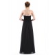 jednoduché černé společenské šaty dlouhé Jenny XL