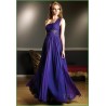 Modré dlouhé společenské šaty na míru