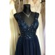 vínové plesové šaty s tylovou sukní Alicia XS-S