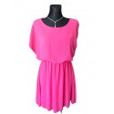 krátké růžové letní šaty Tery