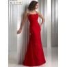 Dlouhé sexy červené společenské šaty na míru