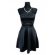 krátké černé společenské šaty Lucia