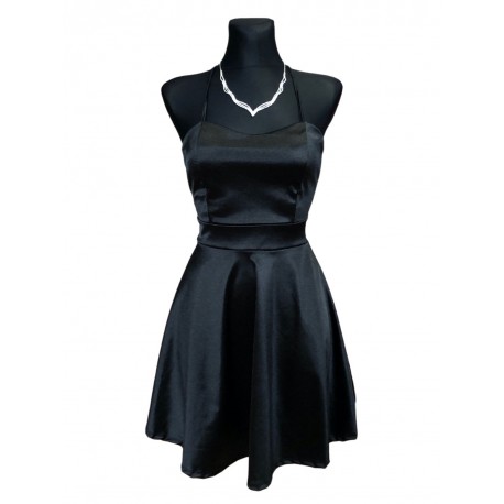 krátké černé společenské šaty Lucia