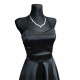 krátké černé společenské šaty Lucia
