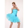 modré společenské mini šaty