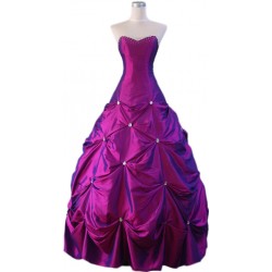 fialové společenské šaty na míru