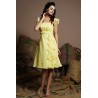 společenské žluté šaty na míru
