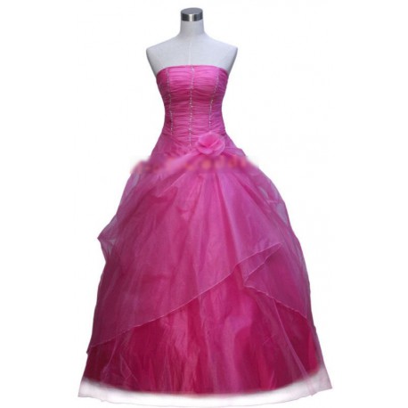 růžové společenské šaty 