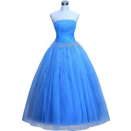 světle modré společenské šaty