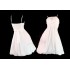 bílé krátké společenské šaty L-XXL