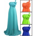Sofia barevné společenské dlouhé šaty - zelené, modré, tmavě modré, fialové, oranžové, hnědé 