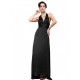 elegantní černé dlouhé společenské šaty Alisa S