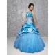 modré princeznovské plesové společenské šaty Mandy M-L