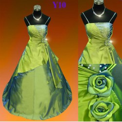 zelené plesové maturitní šaty Erica M-L