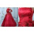 červené plesové společenské šaty Ronnie S-M