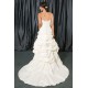 luxusní bílé svatební šaty s krajkou Debbie M-L