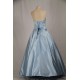 luxusní modré plesové společenské šaty Lucia XS-S