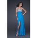 sexy modré plesové společenské šaty s průstřihy Jenny XS-S