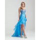 sexy polodlouhé maturitní společenské šaty Adele 5 - růžové, modré, bílé
