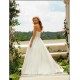 luxusní smetanové svatební šaty Saveria M-L