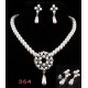 luxusní perličkový náhrdelník včetně náušnic - souprava