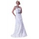 luxusní svatební krajkované bílé šaty Veronica M