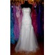 luxusní smetanové krajkové svatební šaty Keren S-M