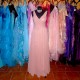 luxusní starorůžové plesové společenské šaty Rosé XL-XXL