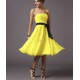 krátké žluté společenské šaty Ivone M-L