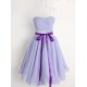 krátké fialové společenské šaty Baby XS-M