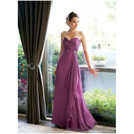 luxusní fialové společenské šaty jednoduché Amanda S-M