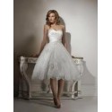 krátké retro svatební šaty Vintegia bílé S-M