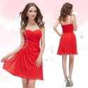 krátké červené společenské šaty koktejlky 3XL