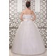 bílé tylové svatební šaty Domenica XXL-3XL