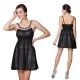 krátké černé společenské šaty Fiona