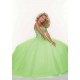 luxusní zelené plesové šaty na maturitní ples Divona S-M