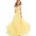 luxusní žluté plesové společenské šaty na maturitní ples Laura M