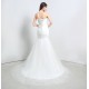 úzké bílé svatební šaty Bianca XS-S