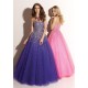 fialové plesové šaty na maturitní ples Serena XS-S