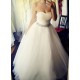luxusní svatební šaty organzové Petronna S-M